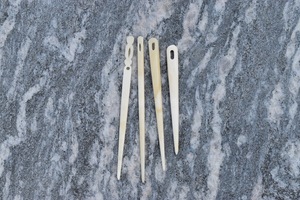 New Rustic Eco-Friendly Buffalo Horn Bone Needle Pointed Embroidery Needle for Wool & Yarn Durable Sewing for Tufting & Sewing - Product Image 1