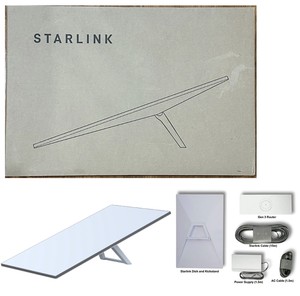 Kit Internet Satellite Portable Haut Débit Starlink Mini avec Routeur WiFi pour Voyages en Extérieur et Zones Éloignées - Product Image 1