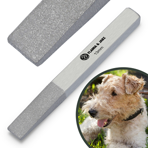 High Quality Stainless Steel Metal Stripping Stones Pet <b>Nail</b> <b>File</b> Premium Pet Grooming Product 13MM - Product Image 1