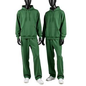 Conjunto Deportivo Personalizado para Hombre, Sudadera con Capucha y Pantalones Deportivos con Logotipo Personalizado, Conjunto de Dos Piezas de Felpa para Primavera y Otoño - Product Image 1