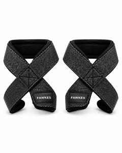 Sangles de levage FAWKES en forme de 8, bleu marine, antidérapantes, réglables, légères, confortables, avec fermeture à boucle, pour la musculation, unisexes - Product Image 5