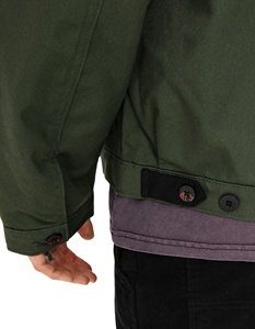 เสื้อแจ็กเก็ตทำงานผ้าแคนวาสสำหรับผู้ชายเสื้อแจ็กเก็ตทำงานผ้าแคนวาสสำหรับผู้ชายผ้าฝ้าย100% ระบายอากาศได้ตามต้องการ - Product Image 4