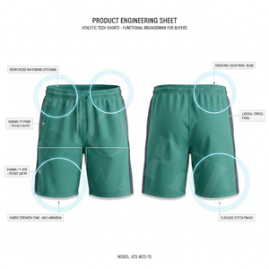 Premium Quality Custom Logo Quick Dry Gym Shorts Elastic Waist Running Workout Training Fitness Comfortable Polyester Shorts - Product Image 2
