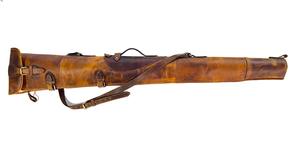 Handmade Leather MOLLE Medium Firmness Shooting Case Scabbard Gun <b>Sling</b> Custom Slip Bag with Shoulder Strap for Hunting - Product Image 3