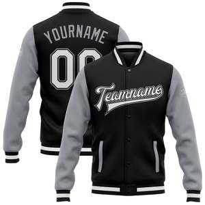 Custom Varsity <b>Jacket</b> Pink Black and <b>Grey</b> Black Letterman <b>Jacket</b> Personalized Embroidery High School Bomber <b>Jacket</b> Custom Team - Product Image 4