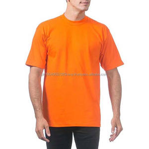 Camiseta de Manga Corta Color Naranja para Hombre, Estilo Urbano, Algodón Transpirable, Cuello Redondo, Talla Grande, Camisetas de Verano para Hombre - Product Image 5