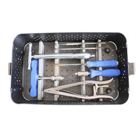 Kit d'instruments orthopédiques en acier inoxydable pour l'extraction de vis cassées, système d'extraction professionnel hexagonal Torx pour vis osseuses chirurgicales