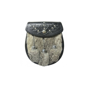 Cartera de Esporanas Escocesas de Diseño Personalizado, Esporanas de Piel de Conejo Semiformales, Nuevo Accesorio para Instrumentos Musicales en Venta - Product Image 6