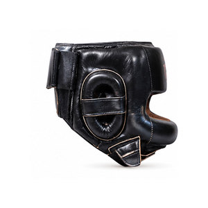 Best Selling Professional Leather Boxing <b>Head</b> Guard with Breathable Design for MMA <b>Training</b> Lightweight Wholesale in Low Price - Product Image 3