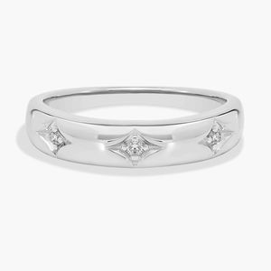 Banda de Moda Diamond Flicker en Oro Amarillo - Product Image 1