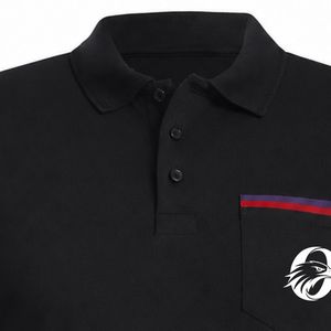 Polo de Golf de Manga Larga Negro para Hombre, Ropa Deportiva Clásica, Prenda Cómoda para Entrenamiento de Golf, Práctica y Ocio al Aire Libre - Product Image 3