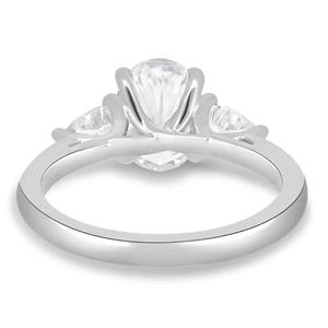 Oval Cut D Color Lab Grown Diamond <b>Ring</b> Solid Gold IGI Certified Classic Custom Women <b>Men</b> Wedding Engagement Fine Jewelry - Product Image 3