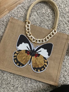 Top Demanded Eco Friendly Geometric Jute Shopping <b>Bag</b> for Brand Promotion Campaigns Available at Affordable Price - Product Image 2