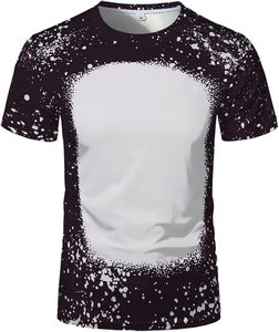 T-shirt en coton extra large pour homme, noir et blanc à motif uni, personnalisable, vente en gros, vêtements de sport, décontracté - Product Image 2