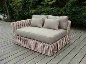 Ensemble de canapés de jardin de luxe ROSA RASF-218 avec texture en osier - Product Image 4