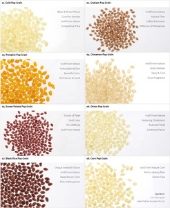 Granulés de collation de patate douce 100% naturels de vente chaude de qualité supérieure pour le fabricant de machine de collation de pop magique de Corée - Product Image 3