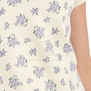 T-shirts décontractés d'été pour femmes, couleur personnalisée, respirants, légers, manches courtes, 100% coton - Product Image 6