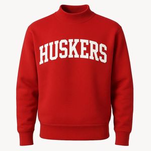 Heavyweight Mockneck Sweatshirt Oversized Streetwear Pullover Warm Cozy Winter Fashion Casual Daily Wear Top Unisex - Product Image 1