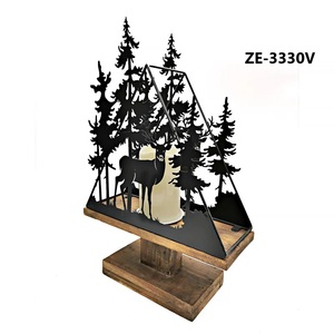 Portavelas de Hierro Portátil Hecho a Mano de Primera Calidad ZAHID EXPORTS para Mesa de Sala de Estar, Decoración del Hogar, Actividades Religiosas - Product Image 1