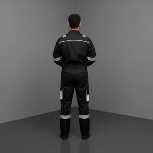 Overol de Trabajo de Alta Visibilidad 2026, Reflectante ANSI, con Luz LED Intermitente, Impermeable, de Poliéster, Ropa de Seguridad para Hombre - Product Image 2