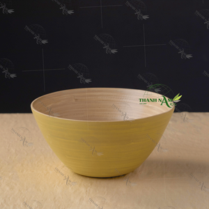 Bols en bambou vietnamiens fabriqués à la main magnifiquement durables et écologiques personnalisés - Product Image 4