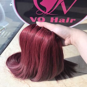 ขายส่งผมเวียดนามสีแดงเนื้ออัจฉริยะกระดูกตรงต่อผมมนุษย์บริสุทธิ์ 100% - Product Image 3