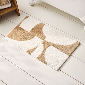 100% Cotton Hand Tufted Designer Bath <b>Mat</b> | Soft <b>Absorbent</b> Anti-Slip Luxury Bathroom Rug OEM Custom - Product Image 1