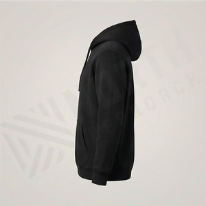 Sudadera con Capucha Oversize de Algodón Terry, Forro Polar Grueso, Hombros Caídos, Lisa, Personalizable, para Hombre, Invierno, Estampado 3D, Venta al por Mayor, Ropa Urbana - Product Image 3