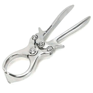 Instrumentos Veterinarios para Ganado, Corderos y Cabras, Emasculador para Uso Educativo, Pinzas de Castración de Acero Inoxidable de 9 Pulgadas de Largo - Product Image 1