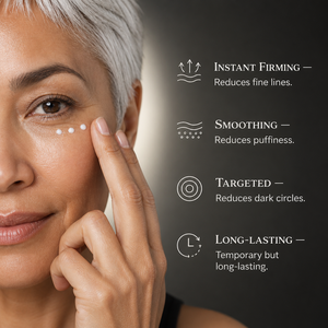 Crème Contour des Yeux Anti-Rides Effet Tenseur Instantané et Raffermissant à l'Acide Ascorbique et aux Protéines 20g Naturelle Marque Blanche OEM - Product Image 6