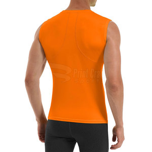 Stretchable Best Selling Sleeveless <b>Compression</b> <b>Shirts</b> Low Price Adults Sleeveless <b>Compression</b> <b>Shirts</b> - Product Image 3