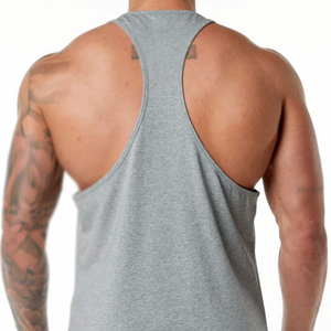 Nouveau Débardeur de Sport Respirant Personnalisé Tendance 2026 pour Hommes – Vêtement de Fitness Musculaire Grande Taille en Tricot Uni 100% Coton pour Musculation - Product Image 6