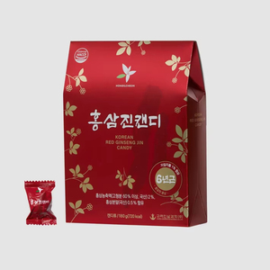 Caramelos de Ginseng Rojo Coreano 180g con Xilitol para Refrescar, Dulce y que Aporta Vitalidad - Product Image 1