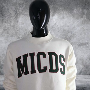 MITCH <b>Mock</b> <b>Neck</b> Sweatshirt 100% Cotton Applique Embroidery wide <b>neck</b> Sweatshirt sorority wear - Product Image 2