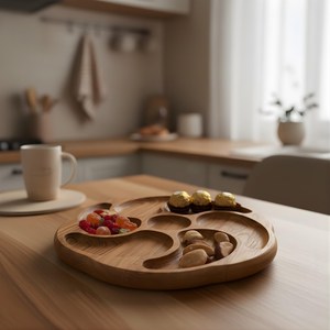 wooden chip dip bowl - Product Image 4