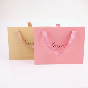 Custom Eco-Friendly Handmade Pink Valentine's Day Luxury <b>Gift</b> <b>Box</b> for Jewelry Cardboard Sliding Drawer Ribbon Handle Hot - Product Image 5