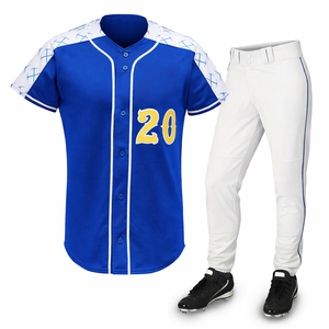 Uniformes de Béisbol para Hombre de Alta Calidad, Ligeros, Sublimados, Transpirables, que Absorben la Humedad, 100% Poliéster, Cortos, Tallas Grandes, Color Sólido - Product Image 1