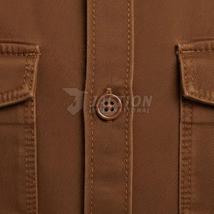 เสื้อเชิ้ตยีนส์ผู้ชายดีไซน์ใหม่สไตล์สตรีทแวร์ ระบายอากาศได้ดี ขายดี - Product Image 6