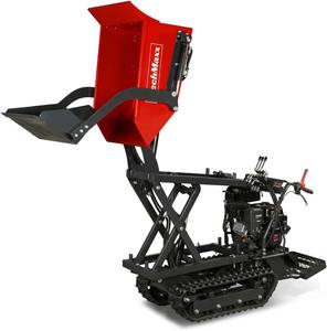 Quality New 1100Lbs Capacity Wheel Barrow 302cc 10HP E-Start Gas Engine <b>Tracked</b> <b>Dumper</b>,with Front Shovel - Product Image 3