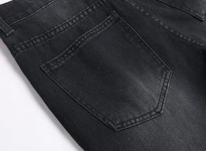 Men High Street French Terry 100% Cotton Plus Size Breathable Mid Waist Custom Printed Painted Distressed Shorts - Product Image 6