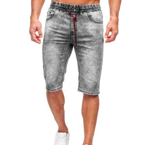 Pantalones Cortos de Hombre de Tela de Algodón Grueso con Lavado Ácido Vintage y Logotipo Personalizado - Product Image 1