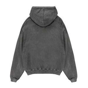 Sweat à capuche en coton 100% de haute qualité pour homme, effet délavé, idéal pour l'hiver - Conception personnalisée, imperméable, prix bas, faible MOQ - Product Image 4