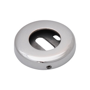 Tapa de Brida Redonda de Acero Inoxidable Estándar ANSI con Base de Pared para Riel de Tubería - Product Image 1
