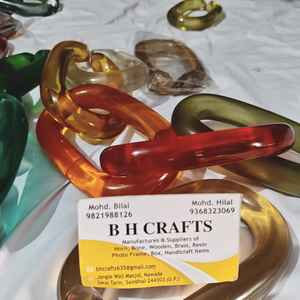 Maillons de chaîne en résine émaillée grande taille, colorés, pour décoration murale, séparateur de pièce DIY et accessoires de rideaux - Product Image 5