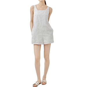 Mono de cuello cuadrado, corte ajustado, tela suave, estilo boutique para mujer, 2024 - Product Image 2