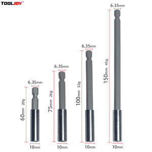ชุดที่ยึดดอกไขควงหกเหลี่ยมขนาด 1/4 นิ้ว TOOLJOY Quick Connect ระดับอุตสาหกรรม พร้อมท่อระบุสีเพื่อการเจาะที่มีประสิทธิภาพ - Product Image 4