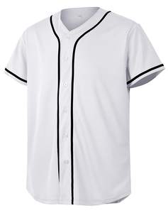 Maillot de baseball d'entraînement respirant, uniforme sportif léger, coupe athlétique, séchage rapide, style équipe, design boutonné - Product Image 4
