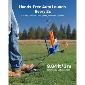 Lanciaincai automatico ad angolo regolabile 75-80 lanciatore di piccioni argille 55 + iarde a pedale per tiro sportivo - Product Image 3