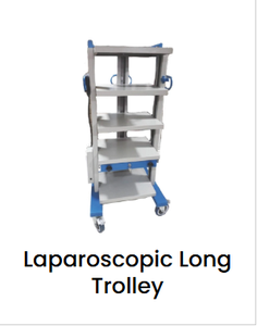 Carrito de Acero Inoxidable para Instrumentos Quirúrgicos con Cajón con Cerradura para Uso en Quirófanos Laparoscópicos - Product Image 3