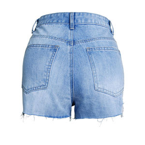 Shorts en jean respirants et anti-humidité à strass pour femme, taille haute, qualité supérieure, prix attractif – Collection été en promotion - Product Image 3